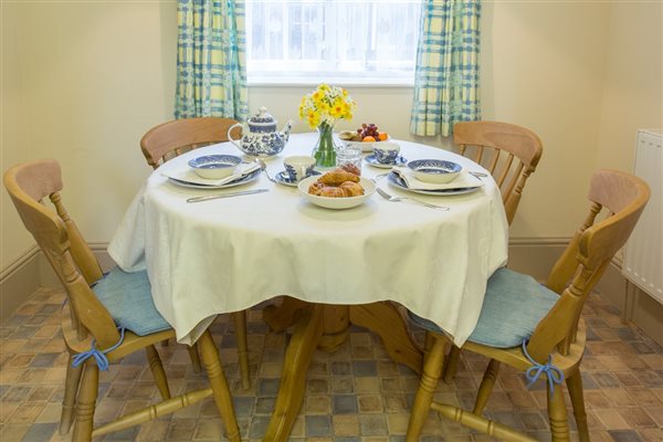 The kitchen/dining room